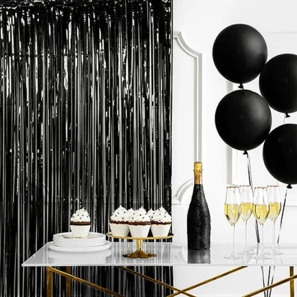 Czarna Kurtyna 90x250cm