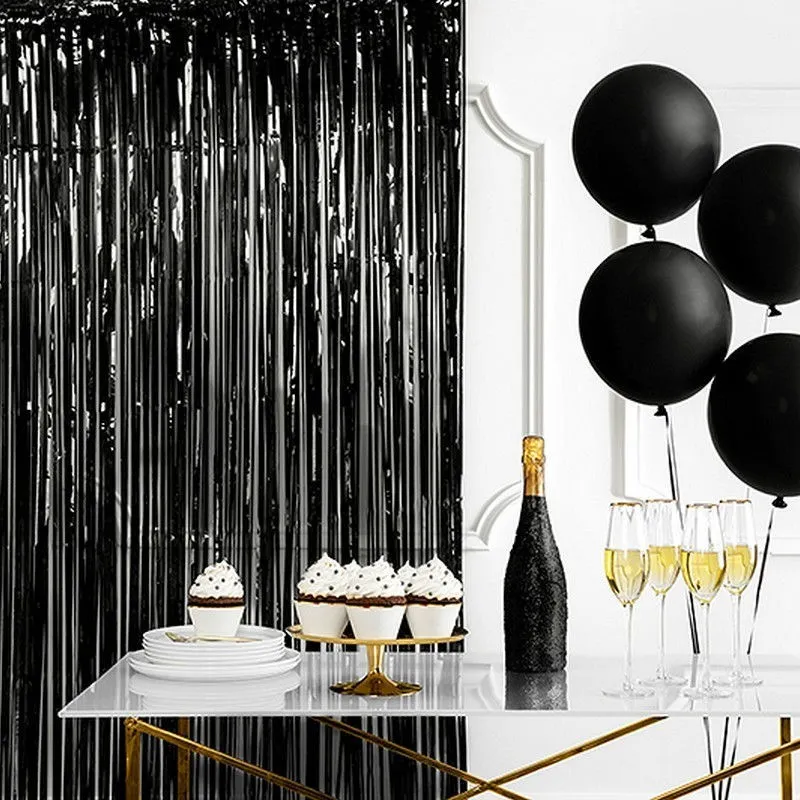 Czarna Kurtyna 90x250cm