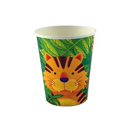 Kubki papierowe 260ml "Tygrysek"