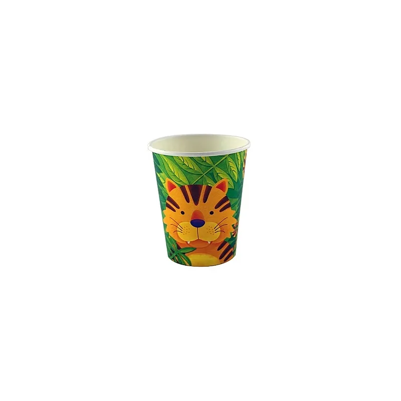 Kubki papierowe 260ml "Tygrysek"