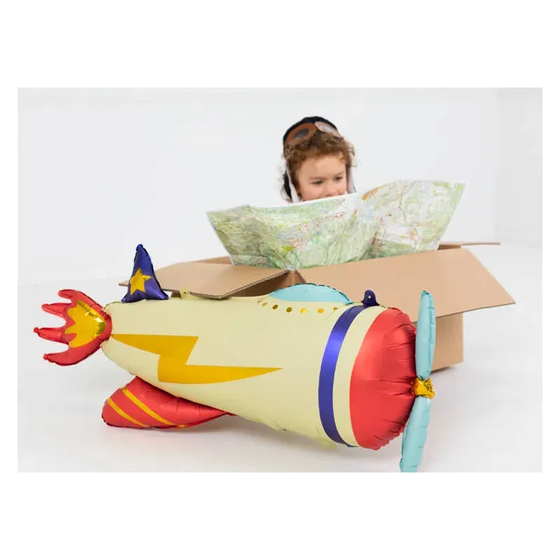 Balon foliowy Samolot, 91x39cm Balon foliowy Samolot, 91x39cm