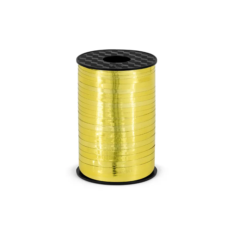 Wstążka plastikowa złota 5mm/225m