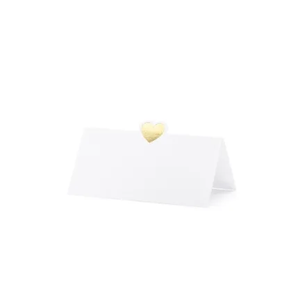 Wizytówki na stół -Serce/10szt.
