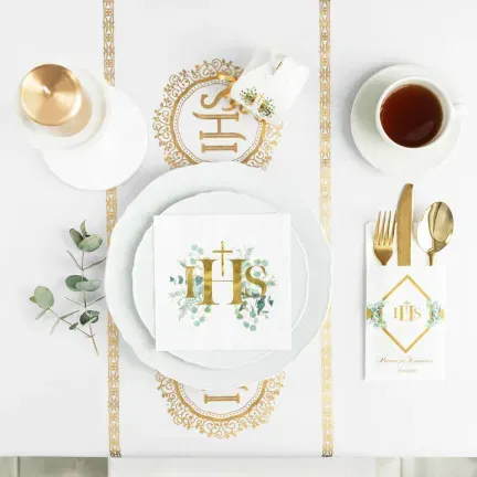 Pudełko na prezent dla gości IHS Eukaliptus 6szt.