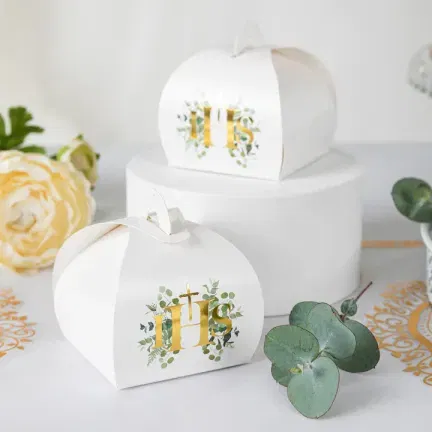 Pudełko na prezent dla gości IHS Eukaliptus 6szt.