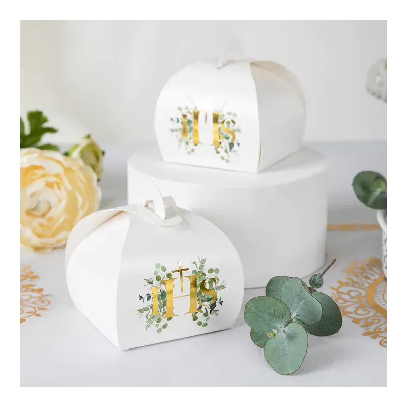 Pudełko na prezent dla gości IHS Eukaliptus 6szt.