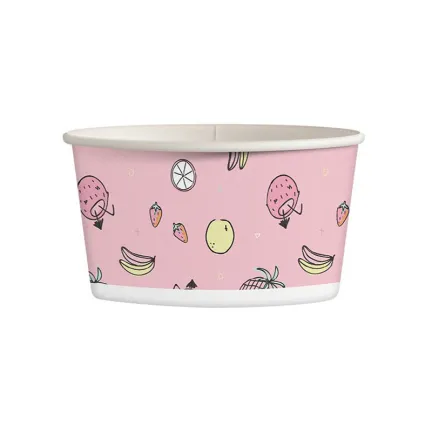 Miska papierowa 245ml 25 szt. ICE CREAM mix kolorów Miska papierowa 245ml 25 szt. ICE CREAM mix kolorów