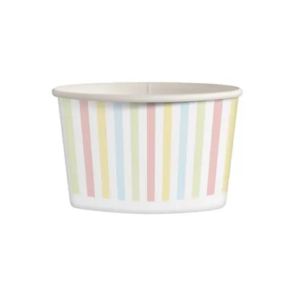 Miska papierowa 245ml 25 szt. ICE CREAM mix kolorów Miska papierowa 245ml 25 szt. ICE CREAM mix kolorów