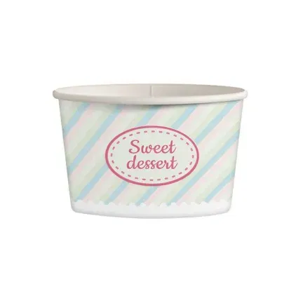 Miska papierowa 245ml 25 szt. ICE CREAM mix kolorów Miska papierowa 245ml 25 szt. ICE CREAM mix kolorów