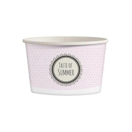 Miska papierowa 245ml 25 szt. ICE CREAM mix kolorów Miska papierowa 245ml 25 szt. ICE CREAM mix kolorów