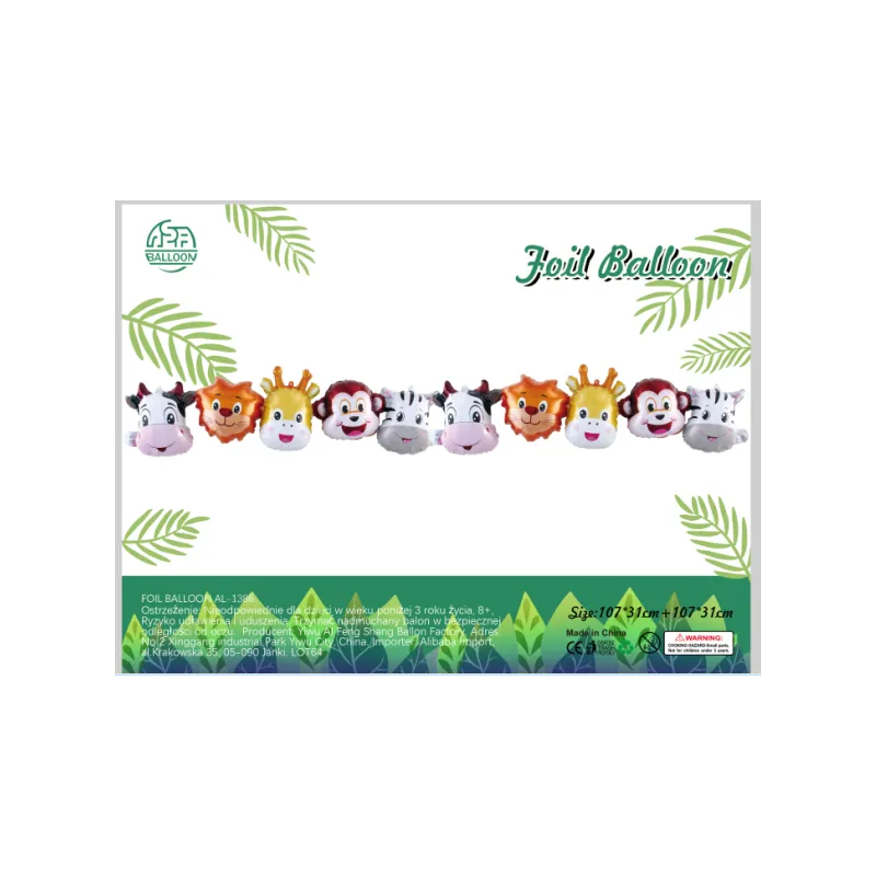 Girlanda balonowa zwierzaczki Girlanda balonowa zwierzaczki