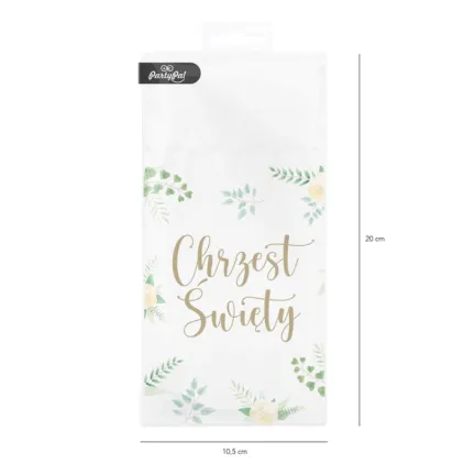 Serwetki na sztućce Chrzest Święty 40x40 ,16 szt Serwetki na sztućce Chrzest Święty 40x40 ,16 szt