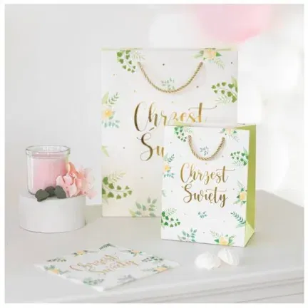 Torba prezentowa Chrzest Święty , 26x32x12 cm Torba prezentowa Chrzest Święty , 26x32x12 cm