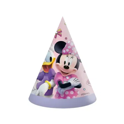 Czapeczki papierowe "Minnie Junior", 6szt.