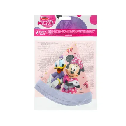 Czapeczki papierowe "Minnie Junior", 6szt. Czapeczki papierowe "Minnie Junior", 6szt.