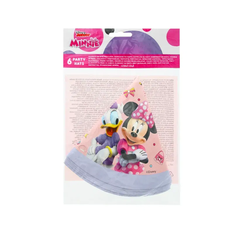 Czapeczki papierowe "Minnie Junior", 6szt. Czapeczki papierowe "Minnie Junior", 6szt.