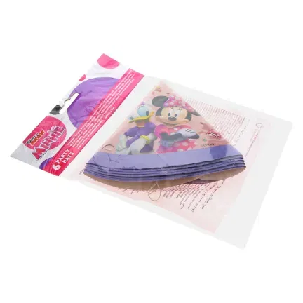 Czapeczki papierowe "Minnie Junior", 6szt. Czapeczki papierowe "Minnie Junior", 6szt.