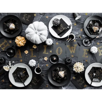 Baner Halloween, czarny, 20x175cm