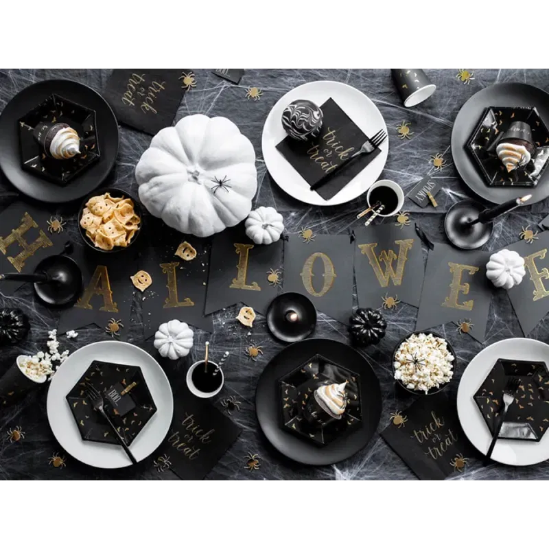 Baner Halloween, czarny, 20x175cm