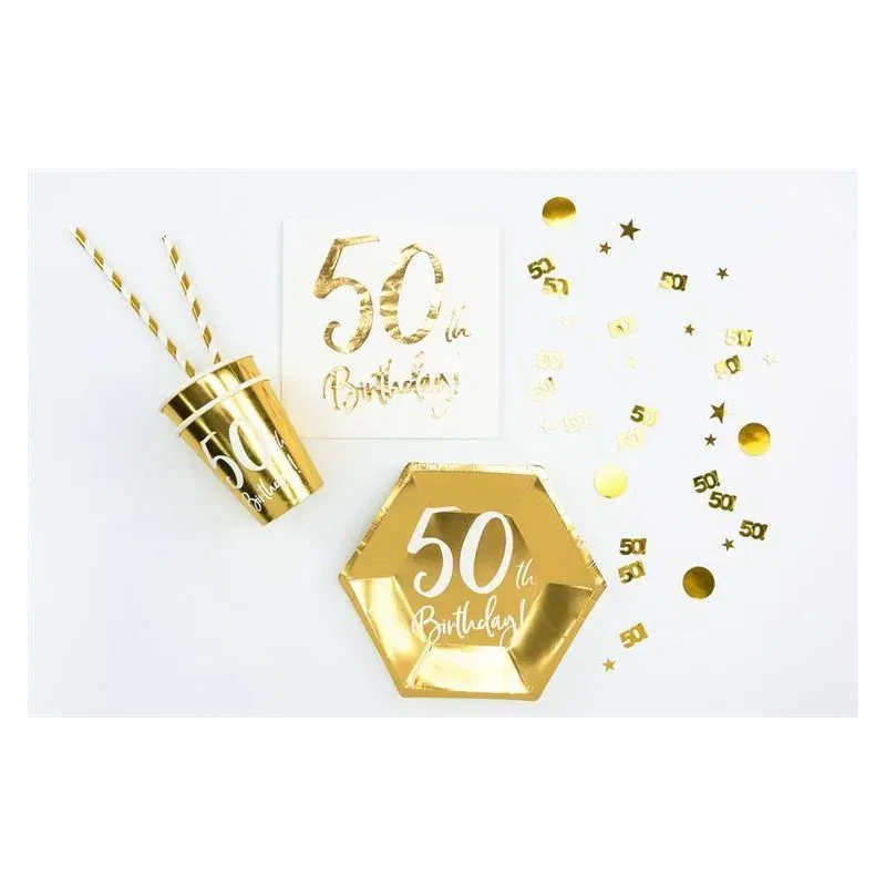 Konfetti metalizowane 50, złoty, 15g Konfetti metalizowane 50, złoty, 15g