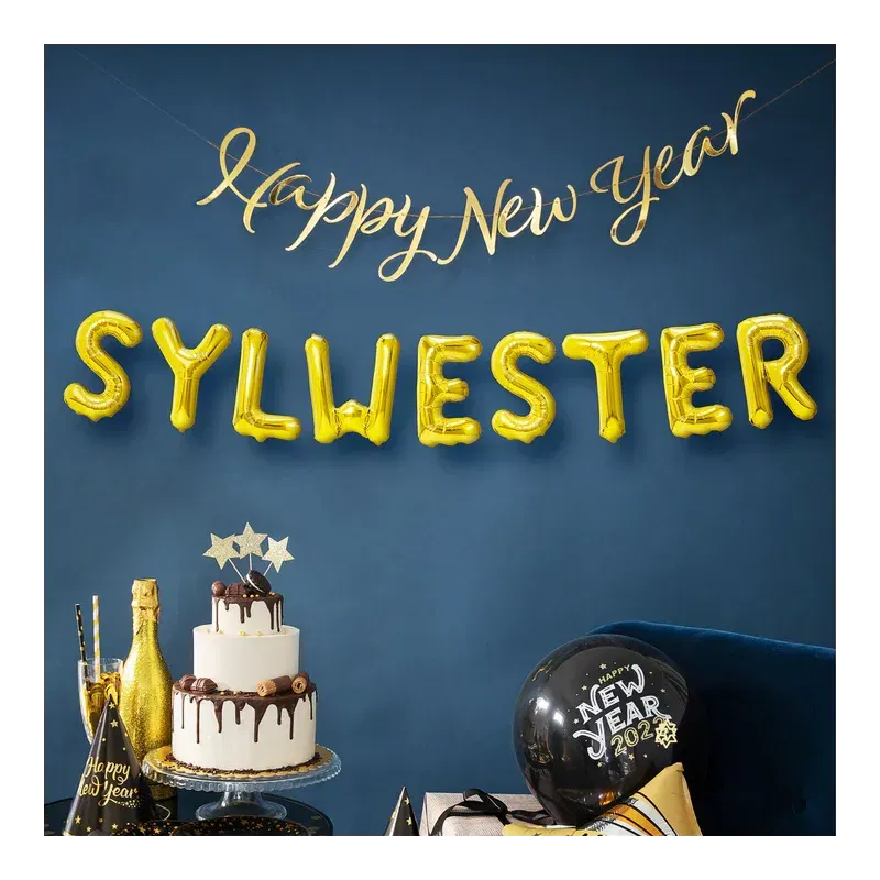 Balon foliowy napis SYLWESTER Balon foliowy napis SYLWESTER