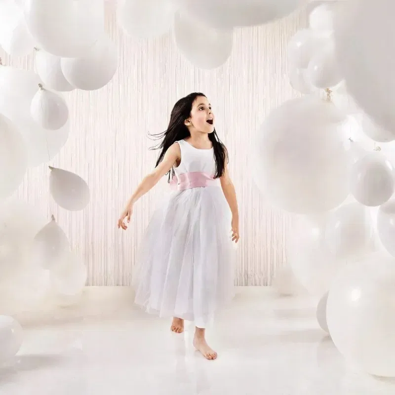 KURTYNA DEKORACYJNA Foliowa Biała White 100x200 cm KURTYNA DEKORACYJNA Foliowa Biała White 100x200 cm