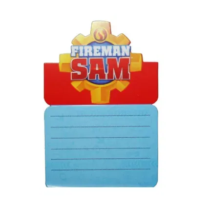 ZAPROSZENIA Z KOPERTĄ STRAŻAK SAM - 8 SZT.