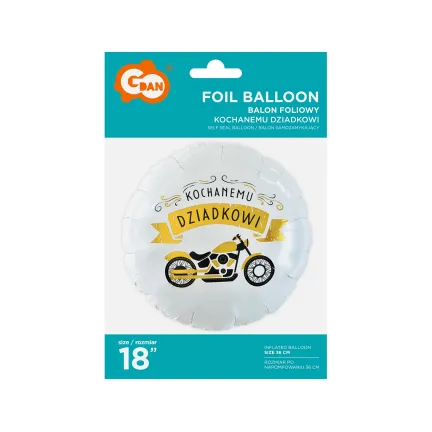 Balon foliowy Kochanemu Dziadkowi, 18 cali