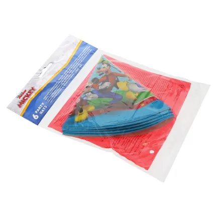 Czapeczki papierowe Mickey Rock The House, 6 szt.