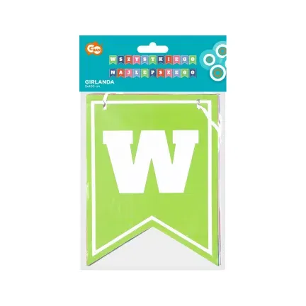 Girlanda Wszystkiego Najlepszego, flagi, 2x400 cm