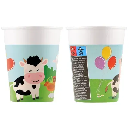 Kubeczki papierowe (WM) Farm, 200 ml, 8 szt. Kubeczki papierowe (WM) Farm, 200 ml, 8 szt.