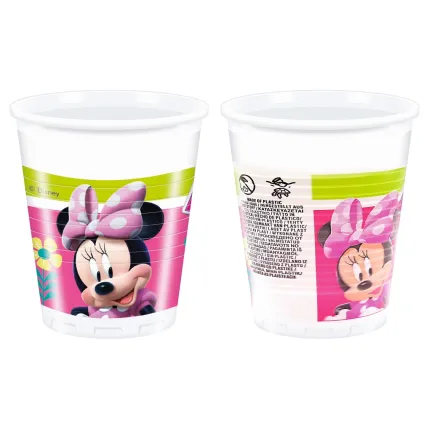 Kubeczki plastikowe Minnie Happy Helpers, 200ml, 8 szt.