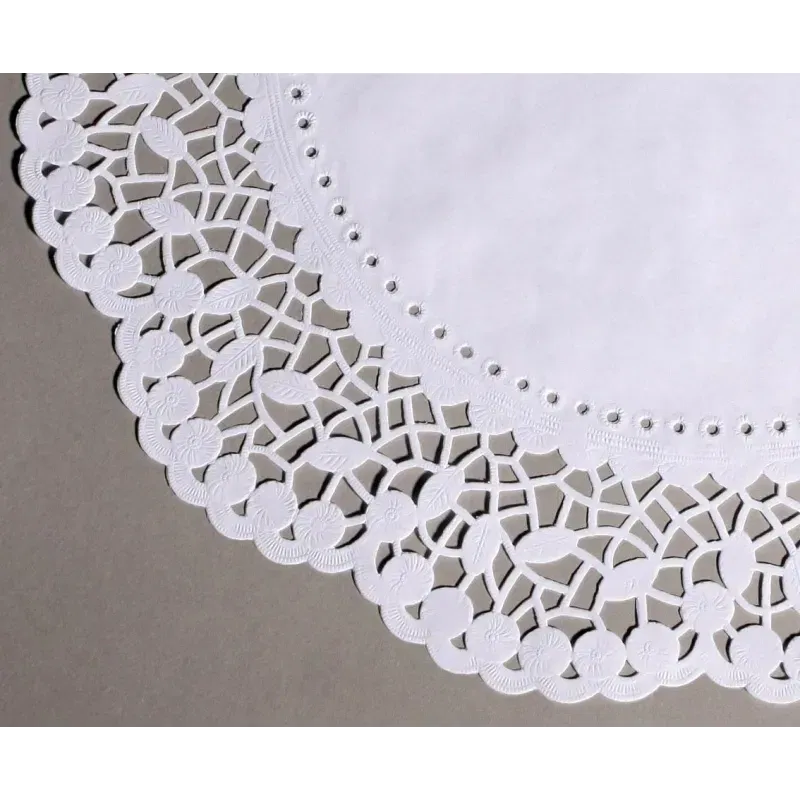 Serwetki papierowe białe śr. 36 cm / 12 szt.