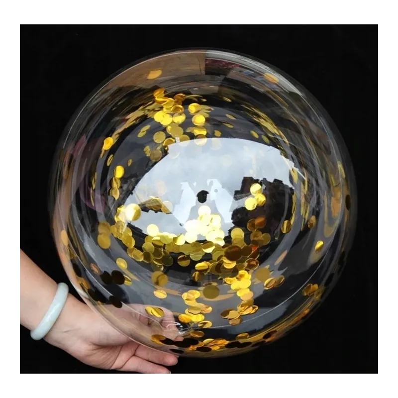 Balon okrągły przezroczysty transparentny 45 cm Balon okrągły przezroczysty transparentny 45 cm