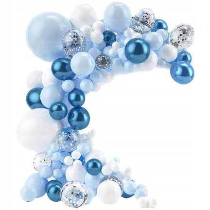 GIRLANDA BALONOWA niebieska 104 elementy GIRLANDA BALONOWA niebieska 104 elementy