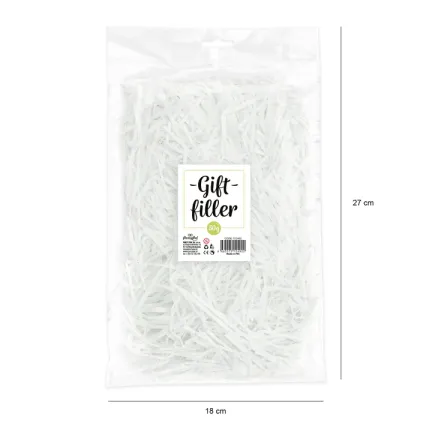 Wypełnienie do prezentów - białe 50g