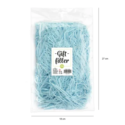 Wypełnienie do prezentów - błękit 50g Wypełnienie do prezentów - błękit 50g