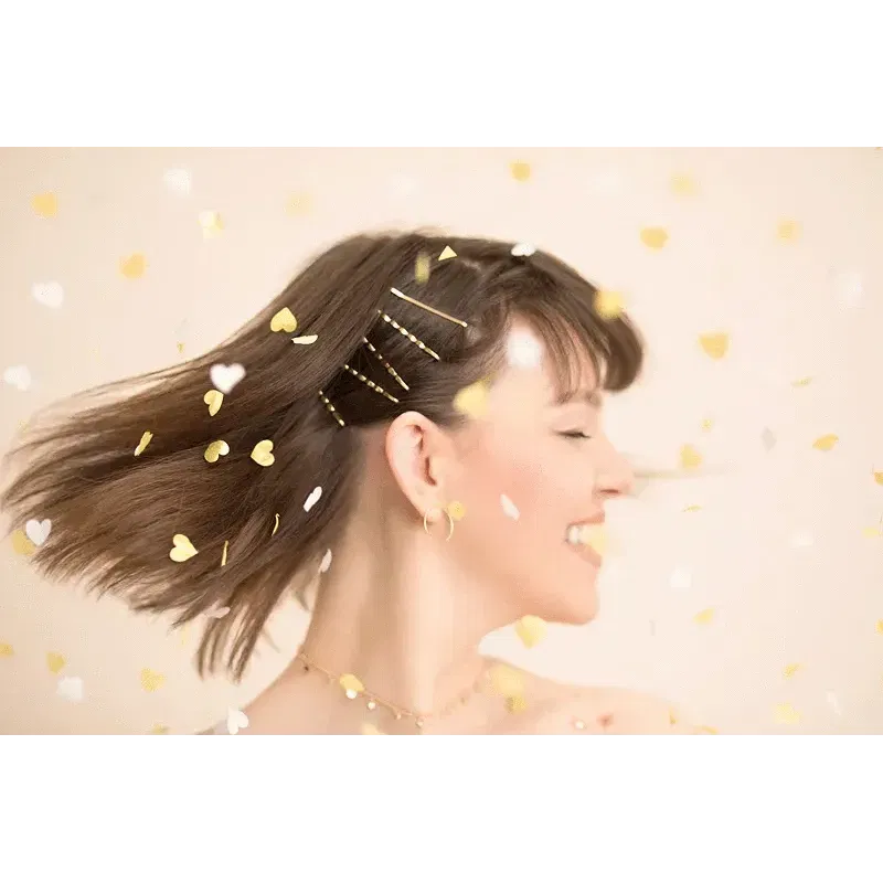 Tuba z sercami, mix, 35cm