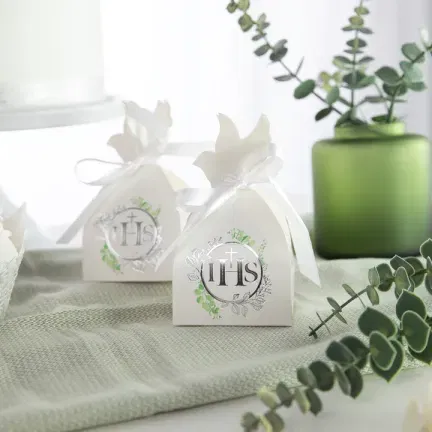 Pudełka na prezent IHS, Eukaliptus srebrny 6szt. Pudełka na prezent IHS, Eukaliptus srebrny 6szt.