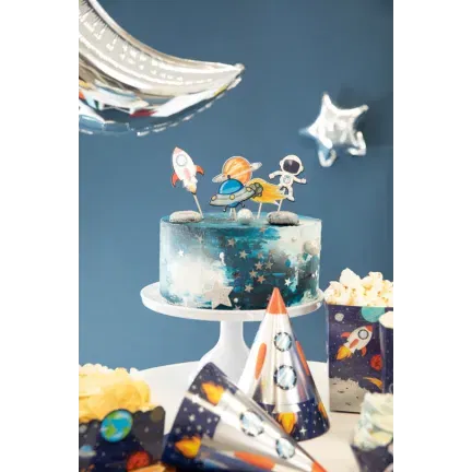 Toppery na tort Kosmos 7szt. 