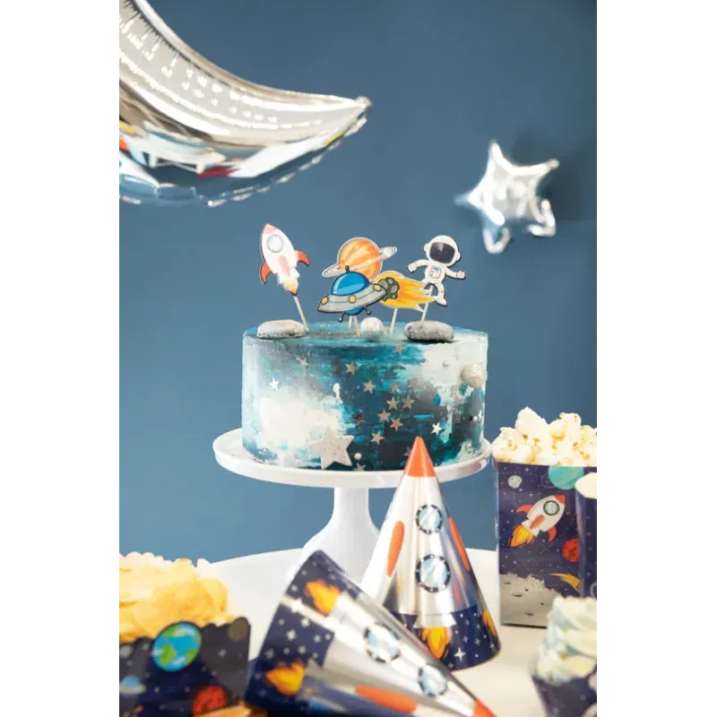 Toppery na tort Kosmos 7szt. 