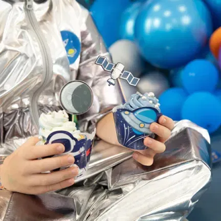 Toppery na tort Kosmos 7szt. 