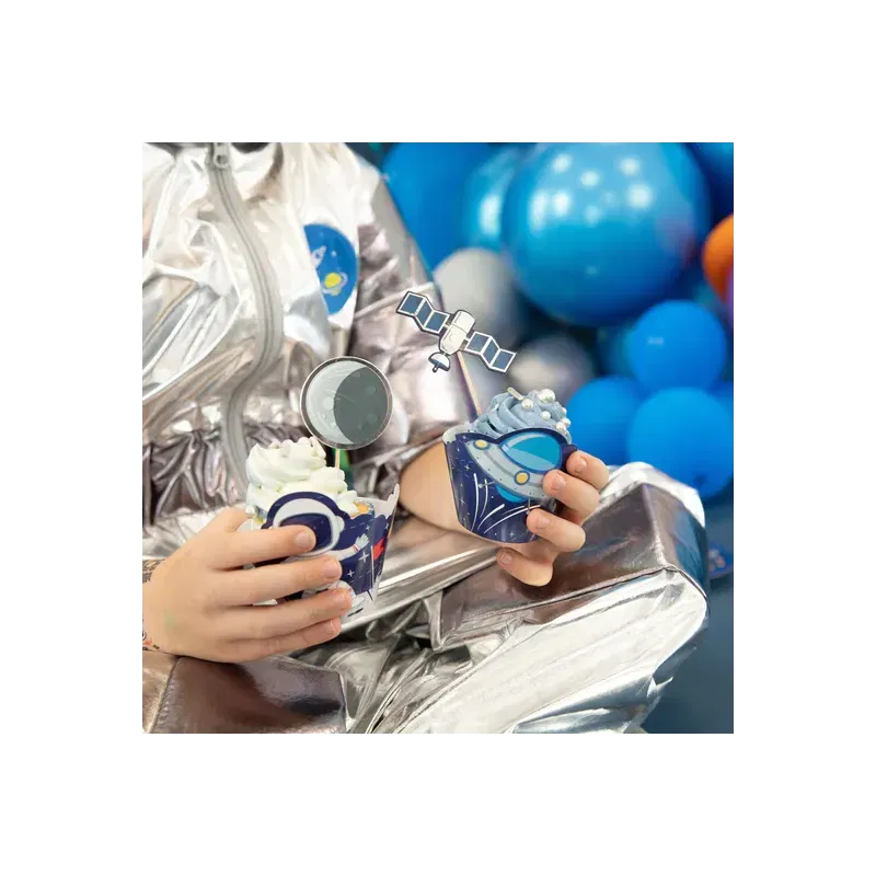 Toppery na tort Kosmos 7szt. 