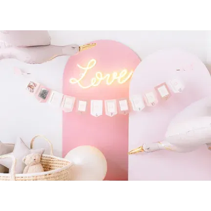 Girlanda na zdjęcia - Bocian, 10,5x15cm