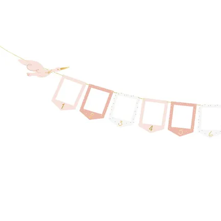 Girlanda na zdjęcia - Bocian, 10,5x15cm