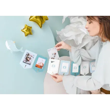 Girlanda na zdjęcia - Wieloryb, 10,5x15cm