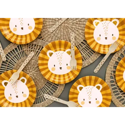 Talerzyli Lew, 18cm/ 6szt Talerzyli Lew, 18cm/ 6szt