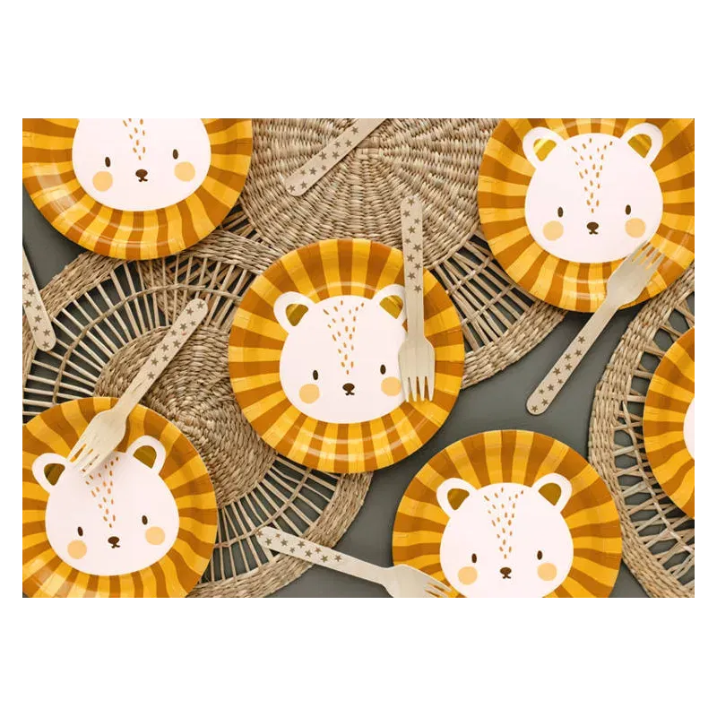 Talerzyli Lew, 18cm/ 6szt Talerzyli Lew, 18cm/ 6szt