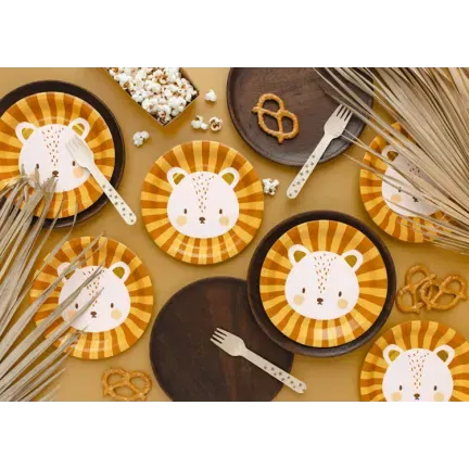 Talerzyli Lew, 18cm/ 6szt Talerzyli Lew, 18cm/ 6szt
