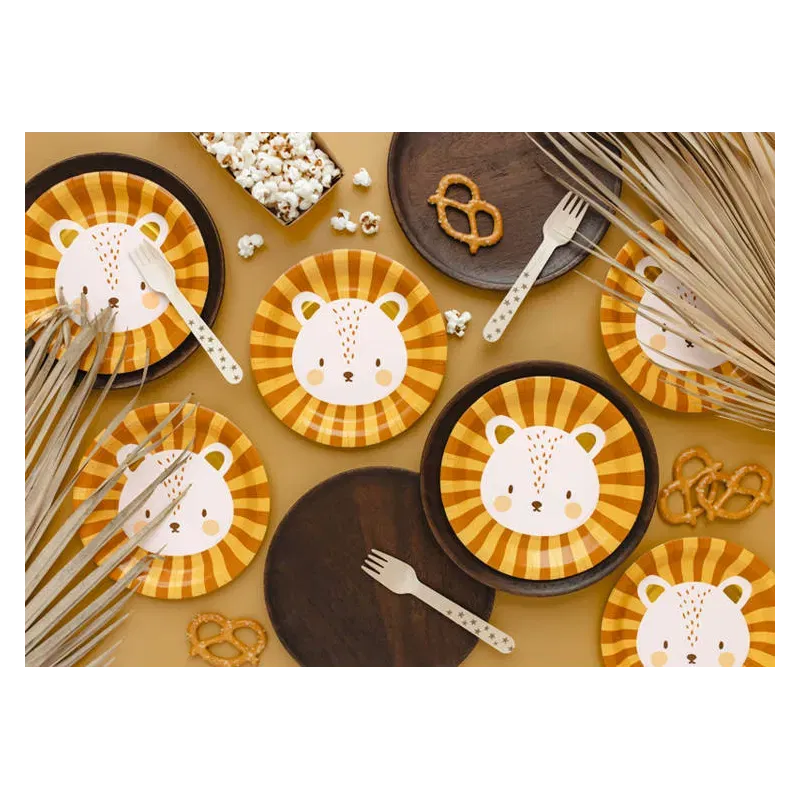 Talerzyli Lew, 18cm/ 6szt Talerzyli Lew, 18cm/ 6szt